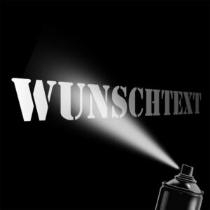 Wunschtext Schablone von @stencilandmore - Einzeilige. Perfekt für kurze Worte, Parolen, Slogans und Claims. Sei kreativ! Dein Text, dein Design, dein Projekt. Wir bieten dir hochwertige, einzeilige Textschablonen aus robuster Mylarfolie. Perfekt, um deine Ideen auf fast jeder Oberfläche umzusetzen – egal ob für DIY-Projekte, stylische Beschriftungen oder kreative Deko-Highlights.