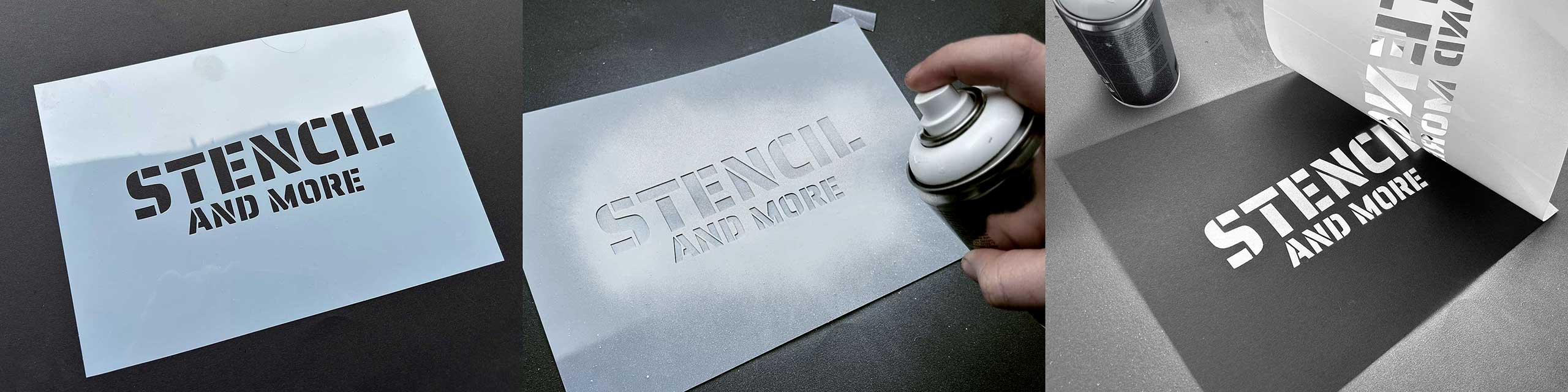 Individuelle Logoschablone – Sprühschablone für Firmen, Projekte & Street Art - Kriede, Tragetasche, Wand